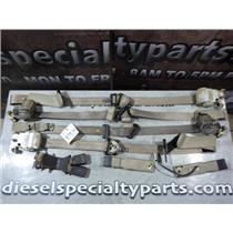 2005 2006 FORD F350 F250 LARIAT XLT CREWCAB SEAT BELTS (TAN) FIVE PASSENGER SET