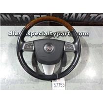 2010 2011 CADILLAC SRX 6CY 3.0 GAS AUTO AWD OEM STEER WHEEL WOODGRAIN CONTROLS