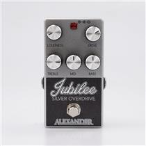 Alexander Pedals Jubilee Silver Overdrive Guitar Effect Pedal w/ Box #54748