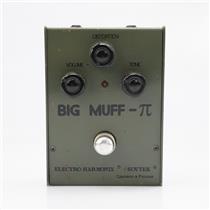 Electro-Harmonix Sovtek Big Muff Pi Russian Army Green Fuzz Effects Pedal #54960