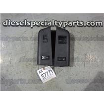 2008 2009 FORD F350 F250 XLT REGULAR CAB DOOR WINDOW / LOCK SWITCHES (BLACK) SET