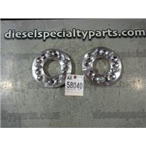 1 INCH WHEEL SPACERS / ADAPTOR 5-4.5/5-4.75/5-4.5 NEVER USED (2) ALUMINUM