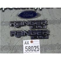 2003 2004 FORD RANGER XLT 4.0 MANUAL 4X4 OEM EXTERIOR BODY EMBLEMS RANGER XLT