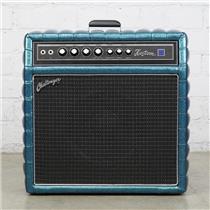 Kustom Challenger Teal Sparkle Tuck-n-Roll Solid State 1x12" Combo Amp #54966