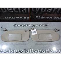 2004 2005 DODGE 3500 2500 SLT LARAMIE OEM INTERIOR SUN VISORS (BEIGE) SET