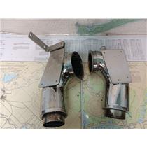 Boaters' Resale Shop of TX 2410 2144.07 STAINLESS STEEL EXHAUST MIXING ELBOWS