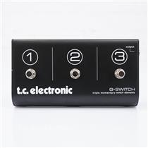 TC Electronic G-Switch Triple Momentary Three Button Foot Switch #55090