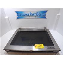 Jenn-Air Range W11281831 WPW10541888 W11234410 Door Assy SS w/ Badge Used