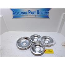 Whirlpool Range W10196405 Drip Bowl Set New
