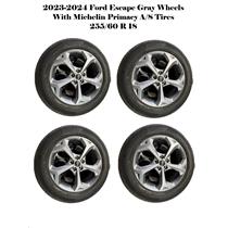 Nice Set of 4 Gray 18x7 Wheels With Tires for 2023-2024 Ford Escape PJ6C1007C1A