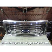 2011 2012 FORD F150 XLT 3.7 AUTO 4X4 OEM GRILL GRILLE CHROME BARS EXC SHAPE