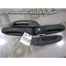 2007 2008 DODGE RAM 3500 SLT 6.7 DIESEL AUTO 4X4 EXTERIOR DOOR HANDLES (BLACK) 4