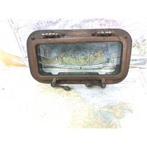 Boaters' Resale Shop of TX 2501 0254.65 SPRING LOADED BRONZE 8" x 15" PORTLIGHT