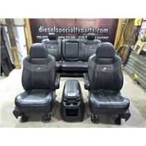 2005 - 2007 FORD F350 CREWCAB HARLEY DAVIDSON EDITION BLACK / GREY LEATHER SEATS