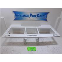 LG Refrigerator ACQ85428613 AEC73317502 Crisper Cover w/ Center Rails Used