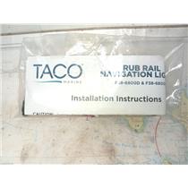 Boaters' Resale Shop of TX 2503 0574.07 TACO RUB RAIL NAV LIGHTS F38-6800D & D-2