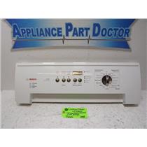 Bosch Dryer 00665443 00436435 Control Panel w/Control Board Used