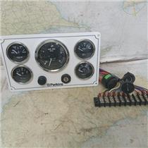 Boaters' Resale Shop of TX 2503 2122.01 PERKINS ENGINE 5 INSTRUMENT PANEL & KEYS
