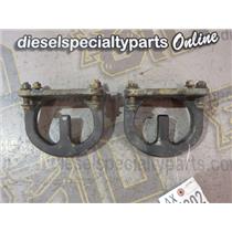2004 2005 DODGE RAM 2500 3500 SLT CREWCAB OEM FRAME MOUNT TOW HOOKS (PAIR)