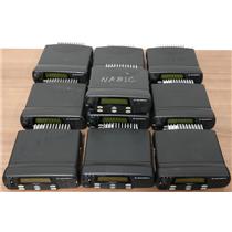 Lot 10 Motorola CDM1250 Mobile Radios Model: AAM25KHD9AA2AN POWER ON NOT TESTED!