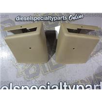 1999 2000 DODGE 3500 2500 SLT OEM STANTION COVER REAR SEAT BELT TRIM COVERS TAN