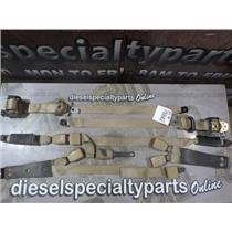1999 2000 DODGE 3500 2500 SLT EXTENDED CAB REAR SEAT OEM SEAT BELTS (BROWN) SET