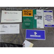 1998 DODGE 3500 2500 SLT 5.9 DIESEL NV4500 4X4 OEM OWNERS MANUAL W/ CASE