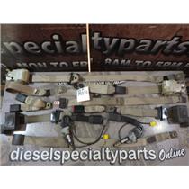 2000 2001 FORD F350 F250 XLT LARIAT EXTENDED CAB OEM SEAT BELTS (TAN) SET