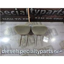 2000 2001 2002 FORD F350 F250 XLT EXTENDED CAB FRONT HEADRESTS (TAN) CLOTH SET