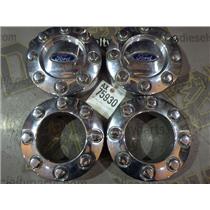 2005 2006 2007 FORD F350 F250 XLT 4X4 OEM WHEEL RIM HUB CAPS (4) SET CHROME