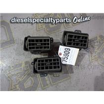 2000 2001 2002 FORD F350 F250 XLT OEM INTERIOR DASH VENTS (3) BROWN / DARK TAN