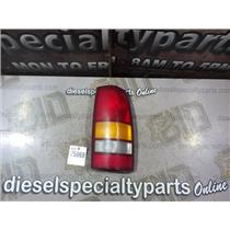 2001 2002 CHEVROLET SLT 2500 3500 6.6 LB7 DIESEL AUTO 4X4 PASSENGER TAIL LIGHT