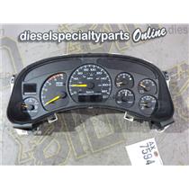 2001 2002 CHEVROLET SLT 2500 3500 6.6 LB7 DIESEL AUTO 4X4 GAUGE CLUSTER 15065281