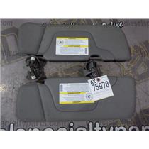 2001 2002 CHEVROLET SLT 2500 3500 OEM INTERIOR SUN VISORS (GRAY) SET