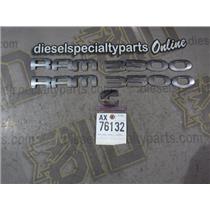 2003 2004 DODGE RAM 3500 SLT 5.9 DIESEL AUTO 4X4 OEM EMBLEMS (SET)