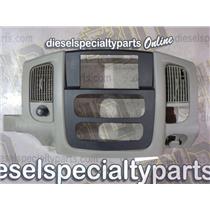 2003 2004 DODGE 3500 SLT 5.9 DIESEL AUTO 4X4 CENTRE DASH DOUBLE DIN DASH INSERT