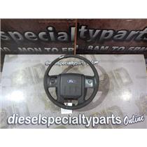 2008 2009 FORD F550 XL 6.4 DIESEL AUTO 4X4 OEM BLACK STEER WHEEL - VERY WORN