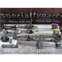 2003 2004 CHEVROLET 2500 3500 SLT CREWCAB OEM INTERIOR SEAT BELTS (CHARCOAL)