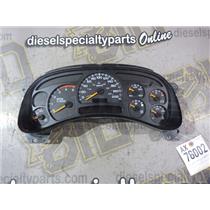 2003 2004 CHEVROLET 2500 3500 SLT 6.6 LB7 DIESEL AUTO 4X4 GAUGE CLUSTER KMH
