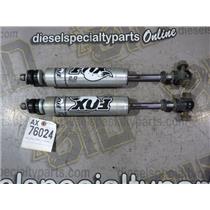 2003 2004 CHEVROLET 2500 6.6 LB7 DIESEL AUTO 4X4 FRONT FOX 2.0 SHOCKS 980-24-663