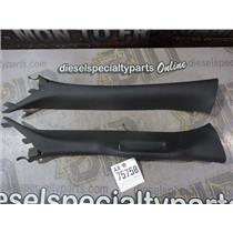 2009 2010 FORD F150 LARIAT 5.4 AUTO 4X4 OEM A-PILLAR GRAB HANDLES COVERS (BLACK)