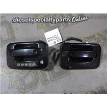 2009 2010 FORD F150 LARIAT 5.4 AUTO 4X4 OE EXTERIOR DOOR HANDLES (PAINTED) BLACK