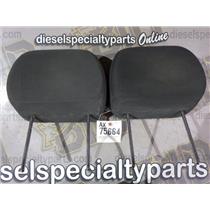 2008 2009 CHEVROLET 3500 SLT EXT CAB 6.6 LMM DIESEL AUTO 4X4 HEADRESTS BLACK SET