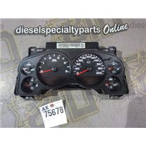 2008 2009 CHEVROLET 3500 SLT EXT CAB 6.6 LMM DIESEL AUTO 4X4 GAUGE CLUSTER OEM