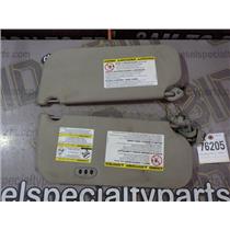 2008 2009 FORD F350 LARIAT 6.4 DIESEL AUTO 4X4  SUN VISORS - BEIGE - SET OEM