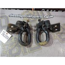 2008 2009 FORD F350 LARIAT 6.4 DIESEL AUTO 4X4 TOW HOOKS - 2 - BLACK  OEM