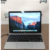 Apple MacBook 12in 2015 A1534 Intel Core M 1.1ghz 8GB RAM 256GB SSD