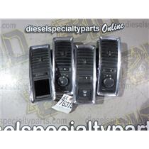 2011 2012 DODGE 3500 LARAMIE 6.7 DIESEL G56 CHROME DASH VENTS ( SET OF 4 ) OEM