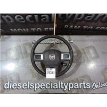 2011 2012 DODGE 3500 LARAMIE 6.7 DIESEL G56 STEERING WHEEL DARK BROWN OEM