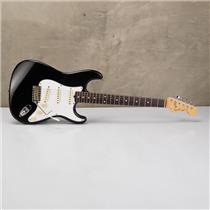 1985 Fender Squier Stratocaster Black Electric Guitar MIJ w/ Case #56472